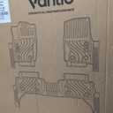 Vantio Floor Mats for 2017-2026 2027 Ford F250 F350 F450 F550 Super Duty Crew Cab, Front Bucket Seats with Rear Under-Seat Fold-Flat Storage, 1st & 2nd Row TPE All Weather Floor Liners