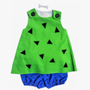 Luke and Lulu Halloween Toddlers Costume - Pebbles Outfit For Baby Girls - Caveman Bam Bam Costume for Baby Boys 18M