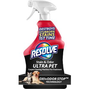 Resolve Ultra Pet Carpet Cleaner Spray  for Removal of Pet Stains & Odors, 32oz (32 Ounce (Pack of 1))