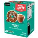 The Original Donut Shop Mocha One-Step Latte, Single Serve Coffee K-Cup Pod, Flavored Coffee, 20 Count (EXP 09/09/26)