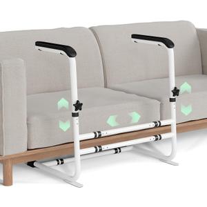 Kokorona Couch Stand Assist Aid for Elderly, Height & Width Adjustable Couch Lift Assist Devices Sit to Stand, Non-Slip Chair Assist for Seniors, Daily Living Aid Rail Assistance Handle Loading 450LBS