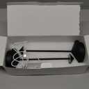 NEWSEE Modern Cordless Table Lamp Set of 2, Portable LED Desk Lamps, 5000mAh Rechargeable Battery Operated Lighting for Bedroom Dining Room Restaurant Coffee Shop Camping Night Light (Black)