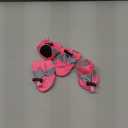 YAODHAOD Dog Shoes for Small Dogs, Puppy Dog Boots & Paw Protector for Winter Snowy Days, Anti-Slip Sole Dog Booties for Indoor Hardwood Floor 4PCS (Pink, Size: 2)