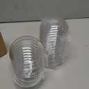 20 Clear Fillable Ornaments Balls- 80mm/3.15" Transparent Plastic Thickened Spherical Assembled Craft, for Christmas Tree Decor, and Festive Days Home Party(8cm)