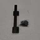 Purife 9'' Square Sliding Barn Door Handles and Pulls Pack of 1, Black Vintage Gate Pull Hanlde, Iron Handle for Gates, Garage, Sheds, Outdoor Fence, Interior Closet Handles