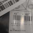 NICETOWN Pitch Black Solid Thermal Insulated Grommet Blackout Curtains/Drapes for Bedroom Window (2 Panels, 42 inches Wide by 63 inches Long, Black)