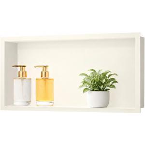 Stainless Steel Shower Niche Insert 24" x 12" Warm White