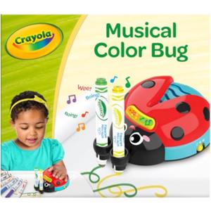 Crayola Musical Color Bug, Toddler Sensory Toy, Ladybug Toy for Kids, Arts & Crafts, Gifts for Toddlers, Ages 2-4 Years Old 