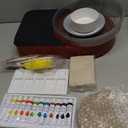 Pottery Wheel for Kids Adults and Beginners - Complete Pottery Set with 6" Turntable with Two-Way Rotation, 2.2lb Clay, Art Supplies Sculpting Tools, Craft Gifts for Teens Adults (Red)