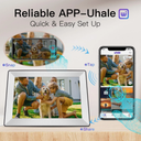Uhale 10.1inch Digital Picture Frame WiFi Smart Photo White
