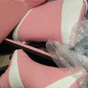 Pink Gaming Chair High-Back Office Chair Ergonomic Video Game Chairs Height Adjustable Reclining Computer Chair with Lumbar Support Armrest Headrest Swivel Chair Game Chair for Adult Teen - Pink