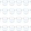 Round Chair Leg Caps,PVC Furniture Feet Covers,TTZEZE Transparent Round Floor Protectors,Clear Table Feet Covers Preventing Plastic Chair Leg Covers Scratches and Noise 40mm/1.57'', 24