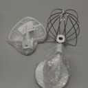 Funmit Mixers Accessories K45WW Wire Whip K45DH Dough Hook K45B Coated Flat Blade Paddle with Scraper Replacement for Kitchen Tilt-Head Aid Stand Mixer Attachments- Stainless Steel