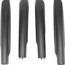 L2R for Toyota Sienna 2011-2020 Car Roof Rails Rack Leg Cover End Cap Protector Cover Matte Black Exterior Accessories 4PCS