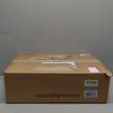 Stainless Steel Litter Box with Lid XL Extra Large Litter Box Enclosed Top Entry Metal Litterbox for Big Cats Easy Cleaning Anti-Leakage & High Sided with Mat Aisle & Scoop, Dark Grey