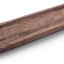 Decorative Wooden Dough Bowls, Long Natural Root Hand Carved Bowl Large Bread Shaped Wooden Tray, Rustic Centerpiece Dining Room Table Centerpiece Potpourri Decor Display Bowl 23"x6"x2"