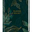 Planner 2026-2027 - 18 Months (Jan 2026 - Jun 2027) Agenda Planner 5.8" x 8.5", 2026-2027 Weekly & Monthly Planners with Hard Cover, Leaf