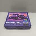 6 Pods RGB LED Rock Lights, Underglow Multicolor Neon Light Kit Wheel Well Light with APP Control & Music Mode, Under Glow Lights for Trucks,Jeep,SUV,Golf Cart,ATV,Pickup Off Road,12 V