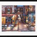 MCS 24x30 Puzzle Frame for Finished Puzzles, Black Vertical & Horizontal Wall-Mounted Large Picture Display for Preservation (1-Pack)