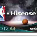 Hisense A4 Series 32-Inch Class HD Smart Android TV with DTS Virtual X, Game & Sports Modes, Chromecast Built-in, Alexa Compatibility (32A4H, 2022 New Model) ,Black