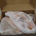 LAICIGO Women's Pointed Toe Pumps Chunky Block High Heel Slip On Dress Party Wedding Shoes (7, Brown)