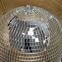 16-Inch Large Disco Ball Big Hanging Mirror Ball Disco Ball Decor for Disco Party Decorations, Weddings, Events, Disco Christmas Decor, and Home Celebration