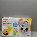Bright Starts Baby Bouncer Soothing Vibrations Infant Seat - Removable -Toy Bar, Nonslip Feet, 0-6 Months Up to 20 lbs (Safari Fun)