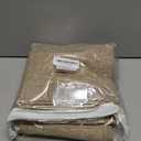 BOODII 63 Inch Blackout Curtains Linen Black Out Curtains for Bedroom 2 Panels Set Neutral Room Darkening Curtain Brown Thermal Insulated Curtain for Nursery Window Drapes Back Tab 52x63