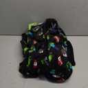 Minecraft Bath Robe for Boys, Teens Hooded Fleece Robe Cozy Loungewear Soft Nightwear Creeper Gamer Gifts for Kids (9-10 Years, Black)