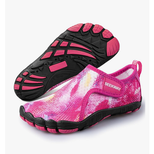 SEEKWAY Barefoot Water Shoes for Kids - Wide Toe Box and Quick-Dry Sand Shoes Toddler for Hiking Swim Beach Pool Kayak Sport Accessories, Camping Essentials Non-Slip for Boys Girls Sizes 36