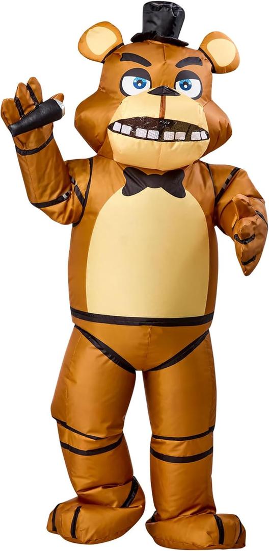 Rubies Five Nights At Freddy's: Freddy Fazbear Inflatable Costume for Kids, Boy's One Size