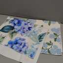 Blue Hydrangea Kitchen Tea Towel, Floral Decor