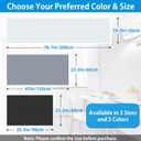 AECHY Extra Large Silicone Mat 35.3"x23.5"x0.08", Multipurpose Silicone Mat Thick Heat Resistant Mat Shipped Rolled Up Kitchen Counter Mat Nonslip Silicone Mats for Kitchen Counter Translucent, 36"L x 24"W