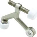 Prime-Line MP10498-5 Hinge Pin Door Stop, 1-1/4 In. Bolt, Diecast, Satin Nickel, Adjustable (5 Pack)