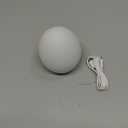 MediAcous Night Light for Kids, Baby Egg Light for Nursery, 7 Colors Changing & Stepless Dimming, Soft Silicone Touch Night Lamp with 1 Hour Timer, Rechargeable Nursery Night for Breastfeeding (White)