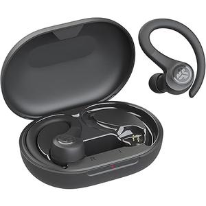 JLab Go Air Sport, Wireless Workout Earbuds Featuring C3 Clear Calling, Secure Earhook Sport Design, 32+ Hour Bluetooth Playtime, and 3 EQ Sound Settings (Graphite/Black)