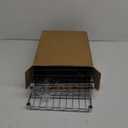 Land Guard 4 Tier Storage Racks and Shelving - Heavy Steel Material Pantry Shelves - Each Unit Loads 350 Pounds Wire Shelf, Suitable for Warehouses, Closets, Kitchens (4-Tier, 44" H16L12W) (16L x 12W x 44H4-Tier, Chrome)