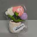 Teacher Appreciation Gifts, Thank You Teacher Gifts, Graduation Birthday Retirement Gift for Teachers Mentor Coworker Boss, Cute Handmade Crochet Carnations 3 Flowers Pot Doll Teacher's Day Bulk Gift