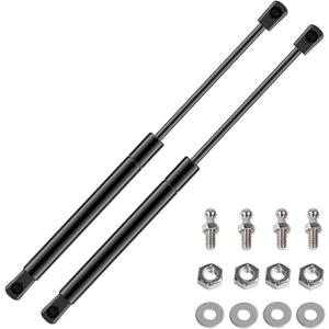 2 Pcs Gas Struts 17 Inch 55 lbs Prop Shock Lift Springs Rod Struts for RV Bed Floor Hatch Heavy Duty Box Lid Tool Box Outdoor Cabinet Boat Bed Cover Door Lid C16-04445 C16-04445