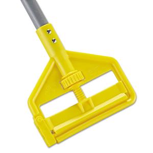 Rubbermaid Commercial Products Invader 60" Heavy Duty Fiberglass Wet Mop Handle, Gray, for Professional/Industrial Floor Cleaning, Compatible with 1" Headband Mops