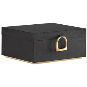 SONGMICS 2-Layer Jewelry Box, Jewelry Organizer with Handle, Removable Jewelry Tray, Jewelry Storage, Floating Effect, 8.1 x 9.4 x 4.3 Inches, Gift Idea, Black UJBC165B01