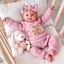 BABESIDE Lifelike Reborn Baby Dolls Girl, 20 Inch Cute Realistic Newborn Baby Doll, Soft Vinyl Poseable Real Life Baby Dolls with Accessories for 3+ Year Old Girls Gifts, Pretend Play, Collection