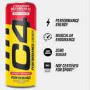 C4 Performance Energy Drink with Zero Sugar, 150mg Caffeine, 12 Fl Oz 12pk (EXP 06/30/27)