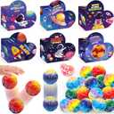 SpringFlower Valentines's Day Card For Kids, Valentines Greeting Cards Boxes With Bouncy Balls Toys, Valentines Gift Classroom School Exchange, Classroom Exchange Prizes, Valentine Party Favors