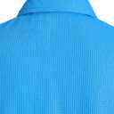 Boys Casual Polo Shirt Short Sleeve Waffle Solid Collared Shirts for Kids Aged 5-14 Years