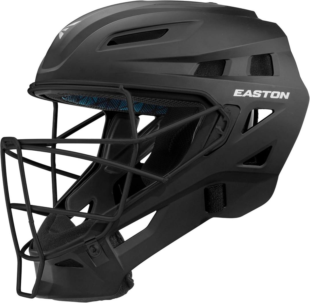 Easton Elite X Catchers Helmet (Small (6 1/2" - 7 1/8"), Black)
