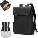 Women Laptop Backpack Computer Backpacks Carry On Waterproof backpack Fits 14Inch Notebook Travel Commute College (Black)