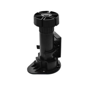 8 Pack Black Cabinet Leveler Legs Adjustable Furniture Legs Adjusts from 3-7/8" to 5-1/8", for Furniture, Cabinets Ect