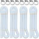 Pool Hoses for Above Ground Pools, 4 Pack 1.25 x 59 Inch Pool Filter Pump Hoses, Compatible with Intex Pool Filter Pump 607, 637 With 8 Metal Clamps(4)