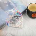 Godmother Desk Decor Godmother Gifts From Godchild Baptism Gift for Godmom Acrylic (Wonderful Godmother)